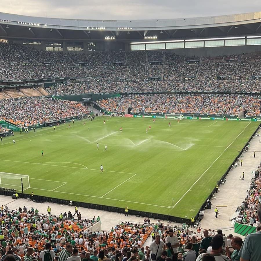 La Cartuja'da maç günü tribünü